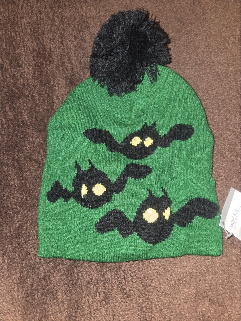 Light up Bat Beanie Os